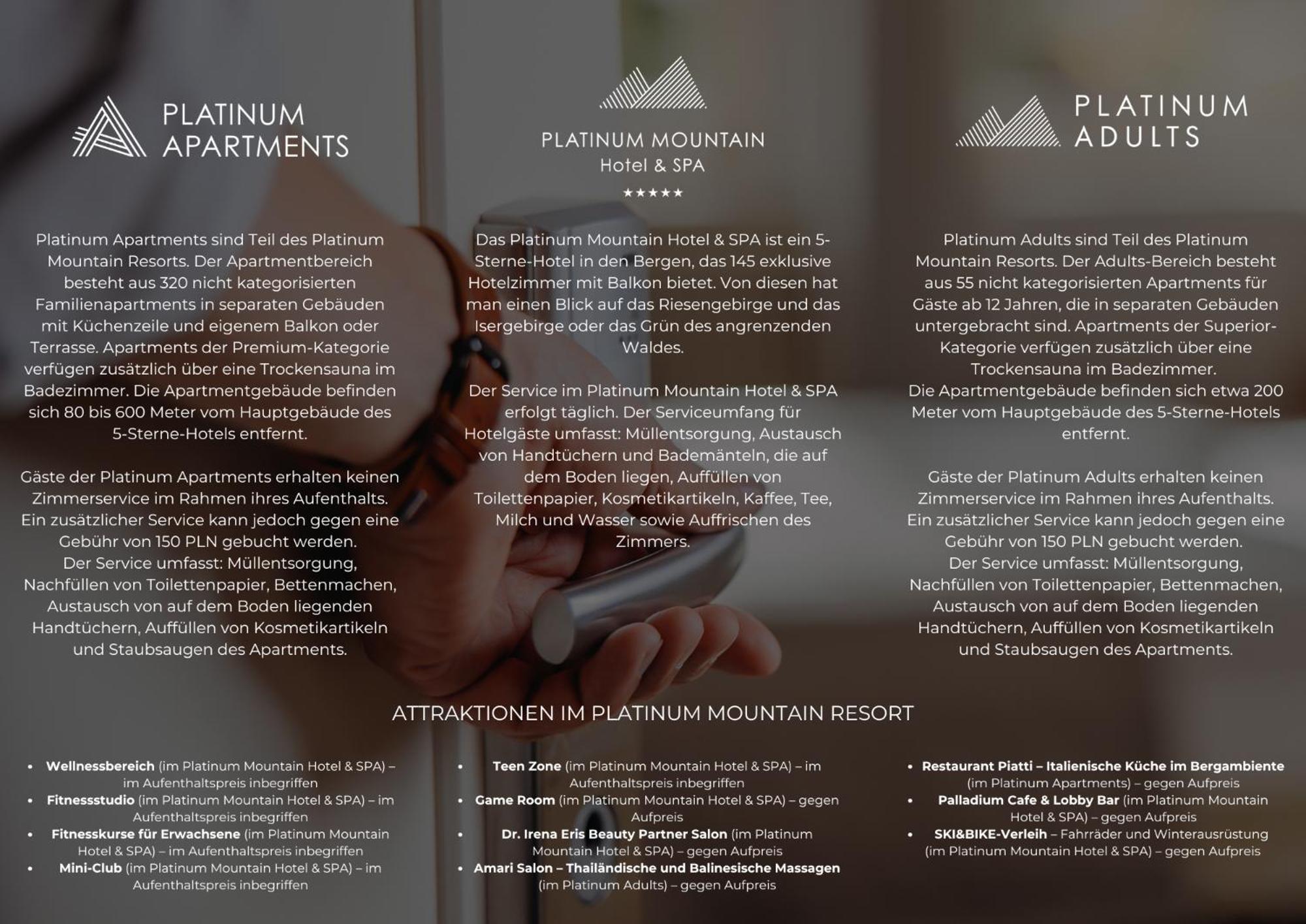 Platinum Mountain Hotel&Spa Szklarska Poreba Bagian luar foto Brochure