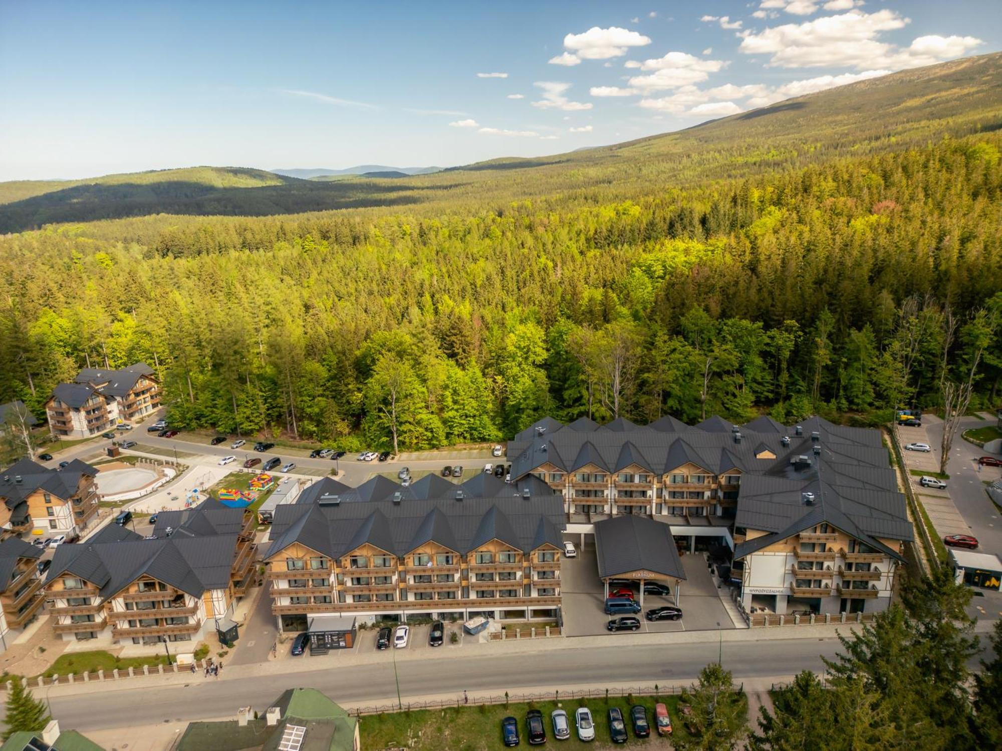 Platinum Mountain Hotel&Spa Szklarska Poreba Bagian luar foto Aerial view